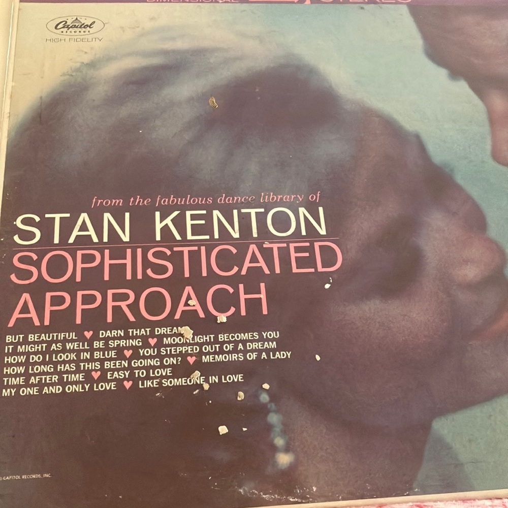 Stan Kenton Sophisticated Approach Vinyl Record